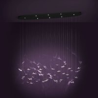 EGLO Stars of Light LED pendant light Adrados, oval, 8-bulb.