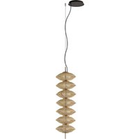 Bover LED pendant light Yuyun S/7L, dimmable 0-10V, beige