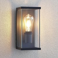 Lindby Utomhusvägglampa Susanne, rektangulär, glas