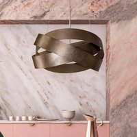 Marchetti Pura pendant light, brass-coloured, metal, Ø 60 cm, 3 x E27