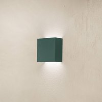 Argon LED-vägglampa Gianto upp/ner, grön
