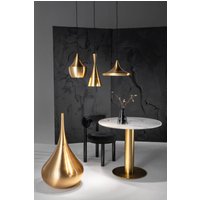 Tom Dixon LED-Hängelampe Beat Wide, messingfarben, Ø 36 cm
