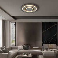 Globo Jayden LED ceiling lamp, Ø 48 cm, anthracite/grey, metal