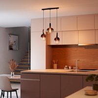 OSRAM rosace VINTAGE 1906 PENDULUM, noir, longueur 54 cm