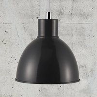 Nordlux Suspension Pop avec abat-jour en métal, anthracite