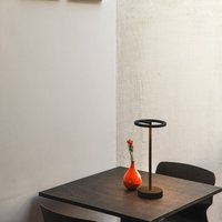 SLV luminaire LED rechargeable Vinolina One, noir, 2.700 K, hauteur 33 cm