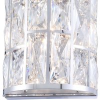 Maytoni Vägglampa Gelid med kristallglasskivor