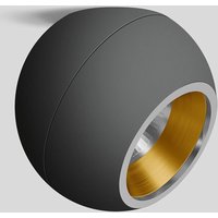 BEGA Studio Line Spot asym. black/brass Ø14cm
