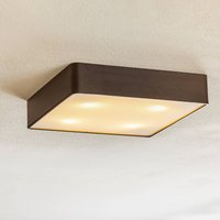 Argon Oro ceiling lamp made of steel and glass, black, 35cm