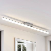Lindby plafonnier LED pour salle de bain Levke, 116 cm, intensité variable, IP44