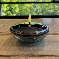 Sirius Lia LED decorative light, black nickel, rechargeable battery, glass, plastic