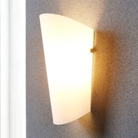 Lindby Aurora - elegant wall lamp with a glass lampshade