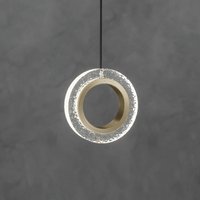 Sil-Lux Yo-Yo C LED pendant light, 1-bulb, gold