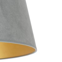 Duolla Lampskärm Cone höjd 22,5 cm, mintgrön/guld