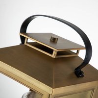 Quintiesse Applique Atwater, lanterne, laiton, 44,5cm