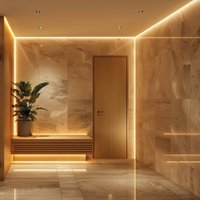 Hera LED strip SAUNA, 2,700 K, length 200 cm, IP54, 24 V