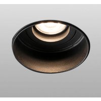 FARO BARCELONA Inbyggnadsspot Hyde 1 lampa rund svängbar svart