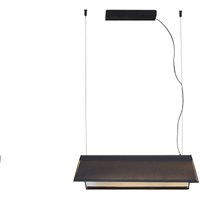 FARO BARCELONA Ludovico Surface LED-pendellampa, 60 cm, svart