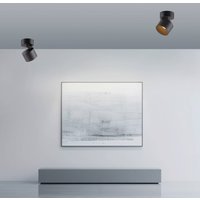 PURE LED downlight Cup, black, Ø 9.5 cm, metal