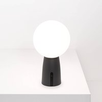 Zafferano Olimpia rechargeable table lamp IP54 dark grey