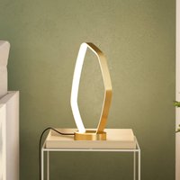 EGLO LED-bordslampa Vallerosa i mässing