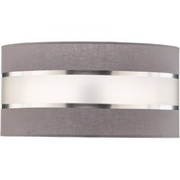 HELAM Lampskärm Helen E27 Ø40/höjd 20 cm grå/silver