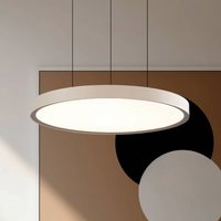 Viokef LED-hänglampa Denver, Ø 49 cm, beige, metall