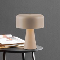 Schöner Wohnen PENTO table lamp, beige, height 35 cm, metal, E27