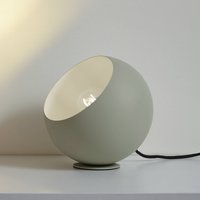 Lindby Solomia bordslampa, grön, järn, Ø 20 cm