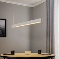 Nowodvorski Lighting Soft pendant light, white, 125 cm