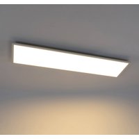 Lindby LED panel Luay, 120 x 30 cm, CCT, remote control, dimmable