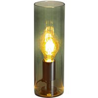 By Rydéns Flake table lamp, green, height 30 cm, glass, E27
