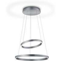 Knapstein Lora-P LED hanging lamp nickel, gesture control