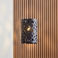 Lucande pendant light Aeloria, black, Ø 25 cm, iron, E27