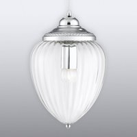 Searchlight Glas-hänglampa Pendants med räfflor