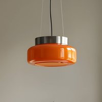 ALDEX BonBon pendant light, orange, Ø 25 cm, glass
