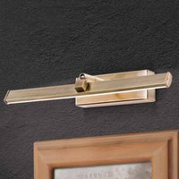 LED picture light Suren in antique brass,