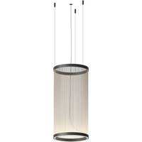 Vibia LED-hänglampa ARRAY beige 73 x 37 cm cylinder 927 dimbar