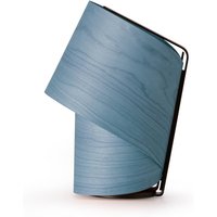 LZF LAMPS LZF bordslampa Tiny, blå, höjd 22 cm, träfanér