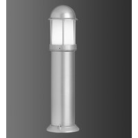 LCD Mason powder-coated path light in silver