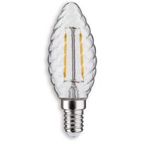 Paulmann E14 2,6W 827 LED-Kerzenlampe gedreht klar