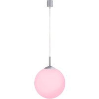 JUST LIGHT. Hängelampe LOLAsmart Bolo, Ø 25 cm, RGB, CCT
