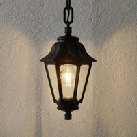 Fumagalli Sichem Anna LED hanging lamp 6W 2,700K black/clear