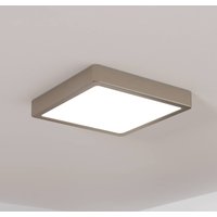 EGLO Fueva 5 IP20 830 nickel 21x21cm surface-mounted LED panel