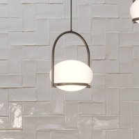 LEDS-C4 Coco Single suspension, noire/blanche