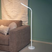 Lucide LED-golvlampa Gilly, vit