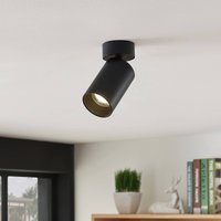 Arcchio spotlight Brinja, set of 4, black, round, Ø 6cm, GU10