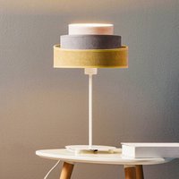 Duolla Table lamp Pastel Trio mustard/grey/light grey H 50cm