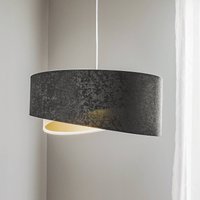 Maco Design Suspension Vivien tricolore gris foncé/blanc/doré