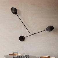 GUBI wall light Satellite 2-bulb black